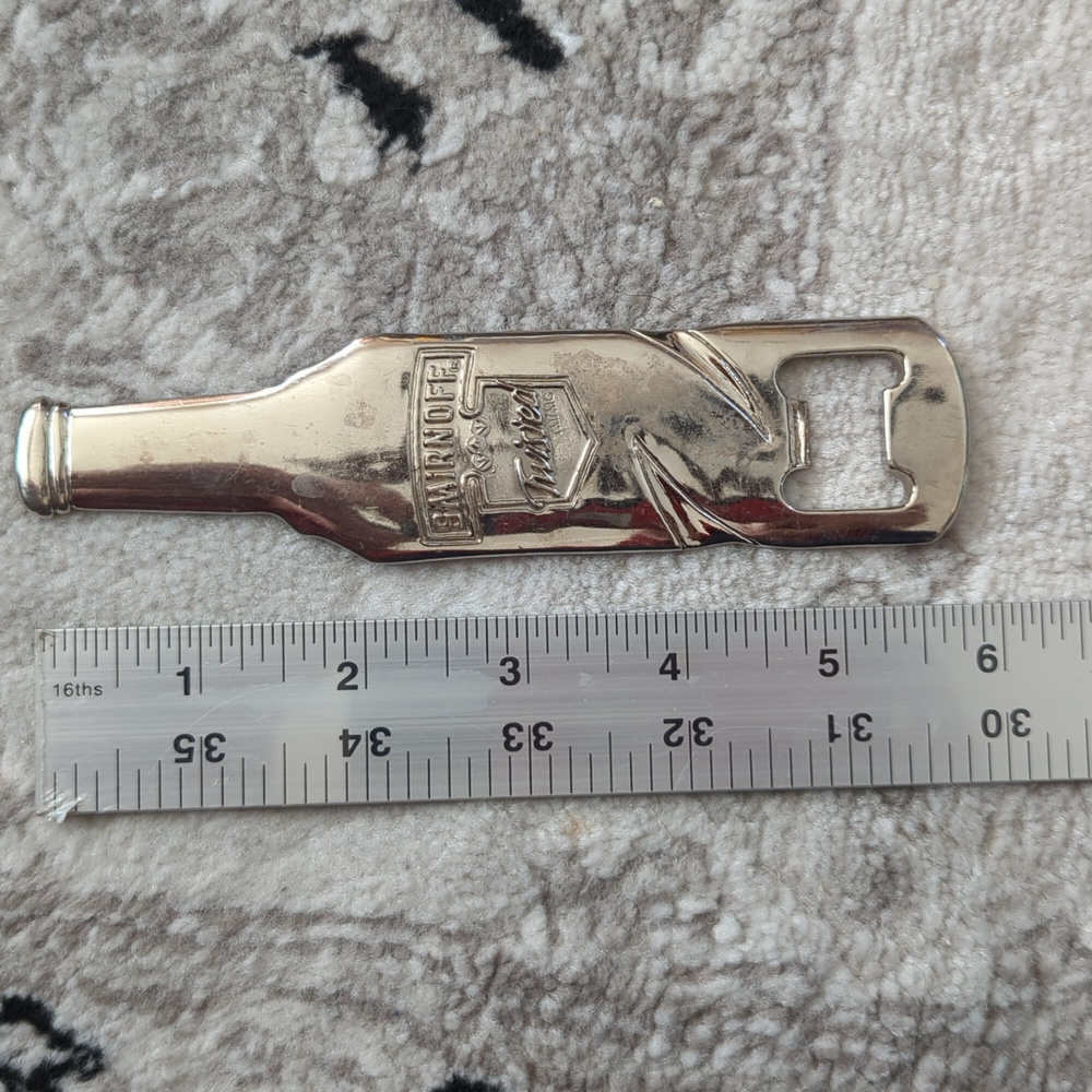 Vintage Smirnoff Twisted Bottle Opener